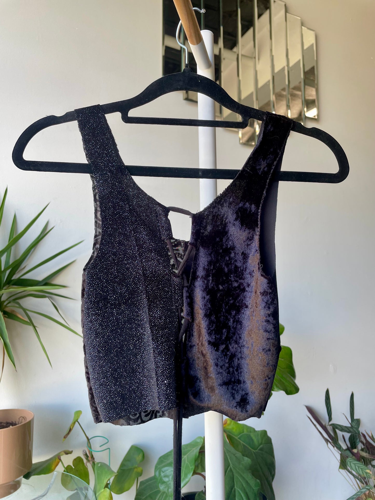 Patchwork Corset Tank XS/S