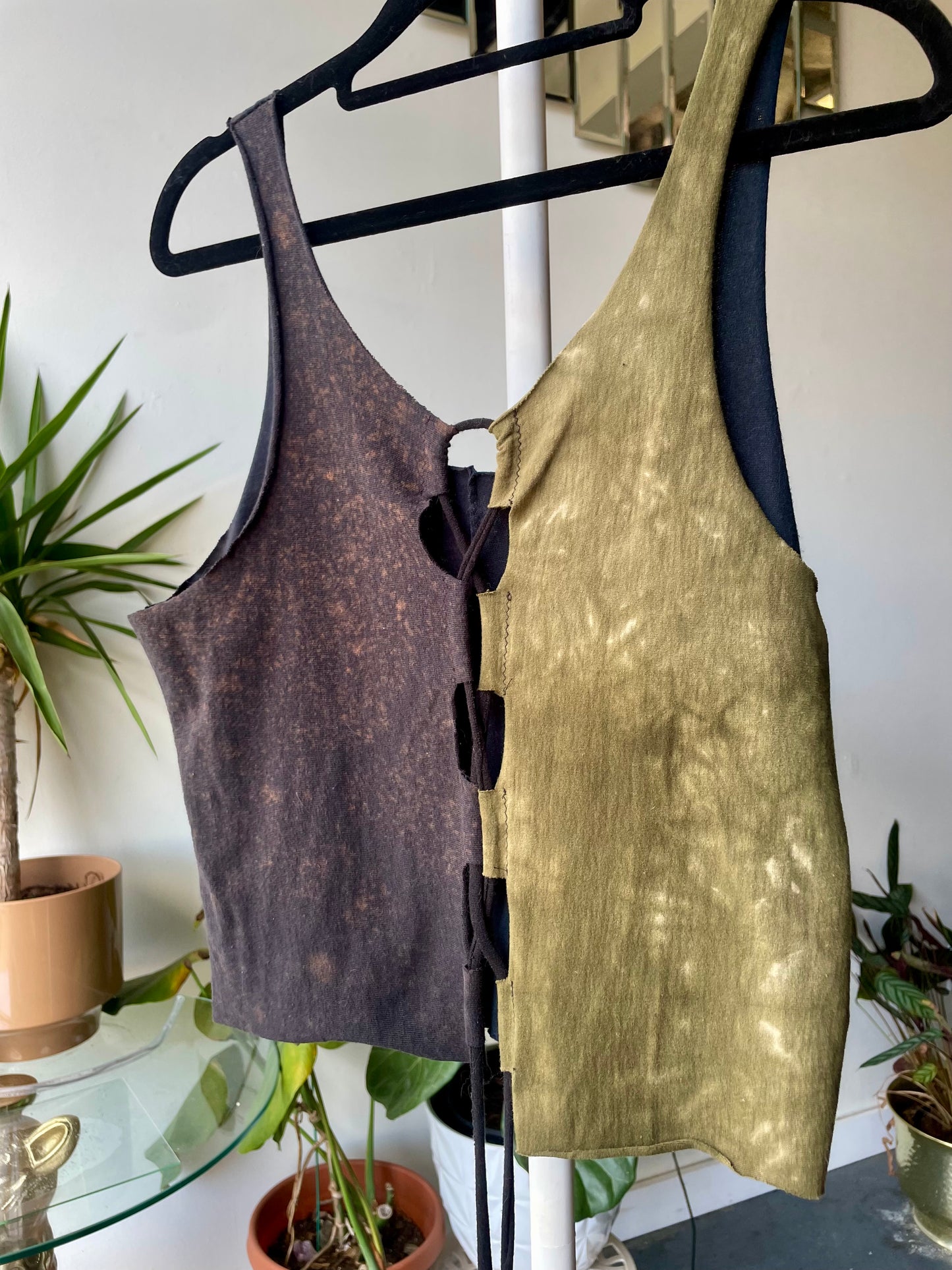 Patchwork Corset Tank L/XL