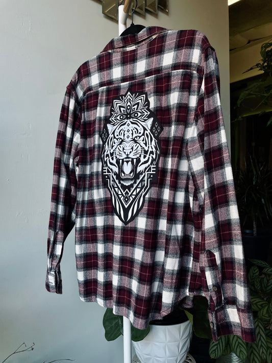 Tiger Flannel XL