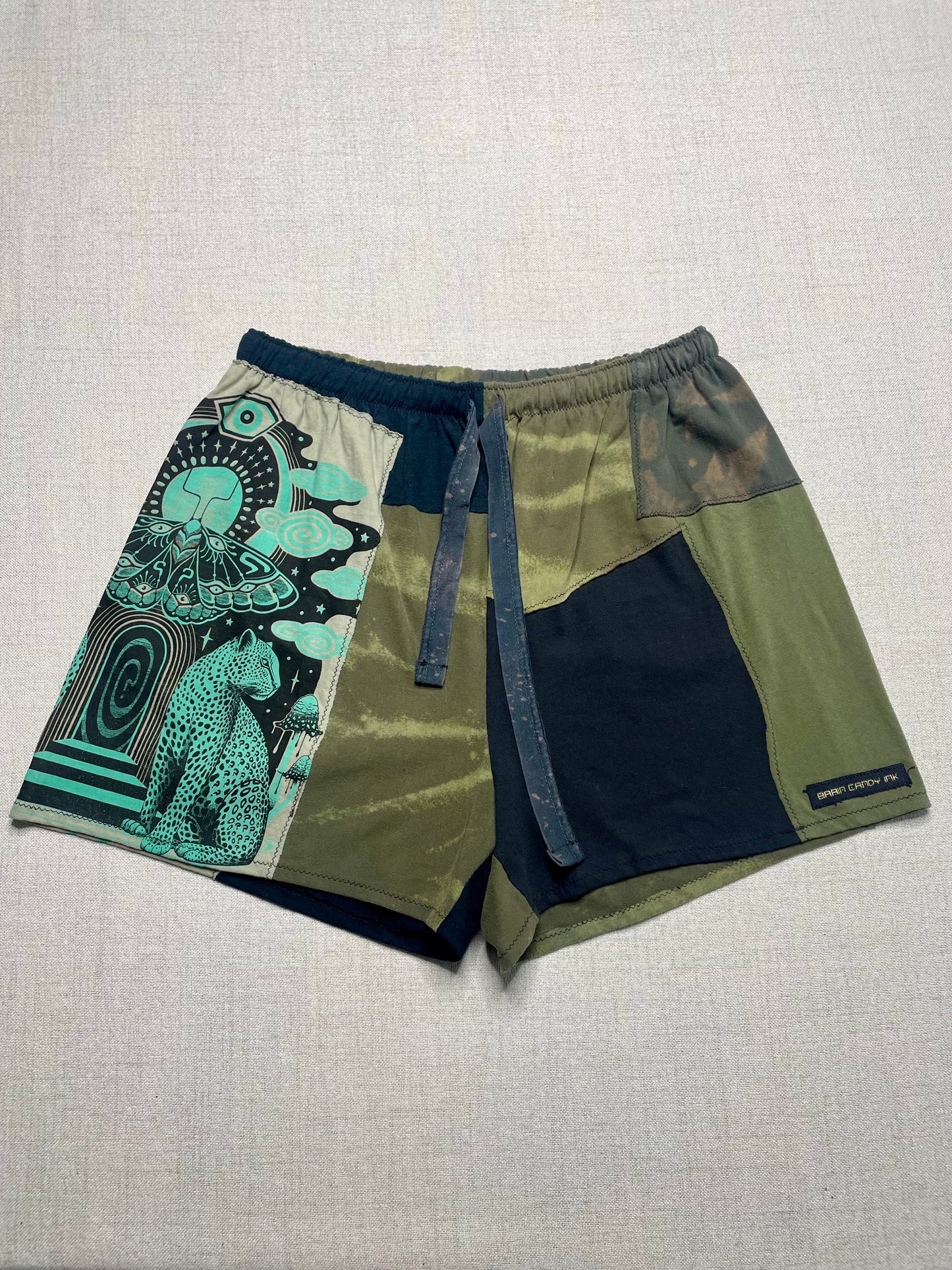 Patchwork Shorts - 31” Elastic - Short L