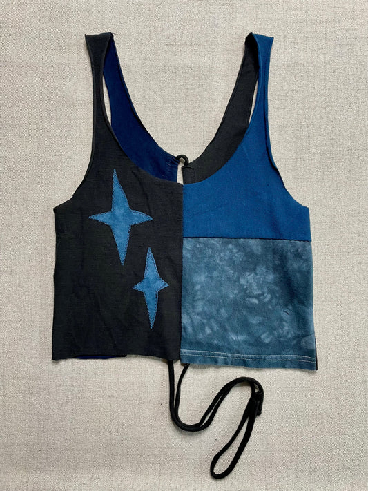 Patchwork Corset Tank M