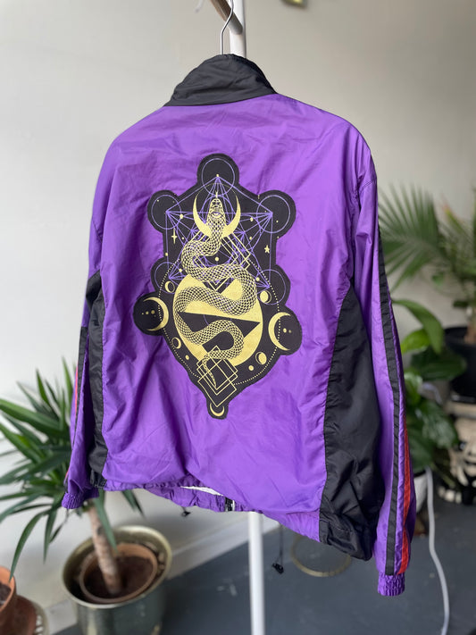 Purple Serpent Windbreaker Size Large