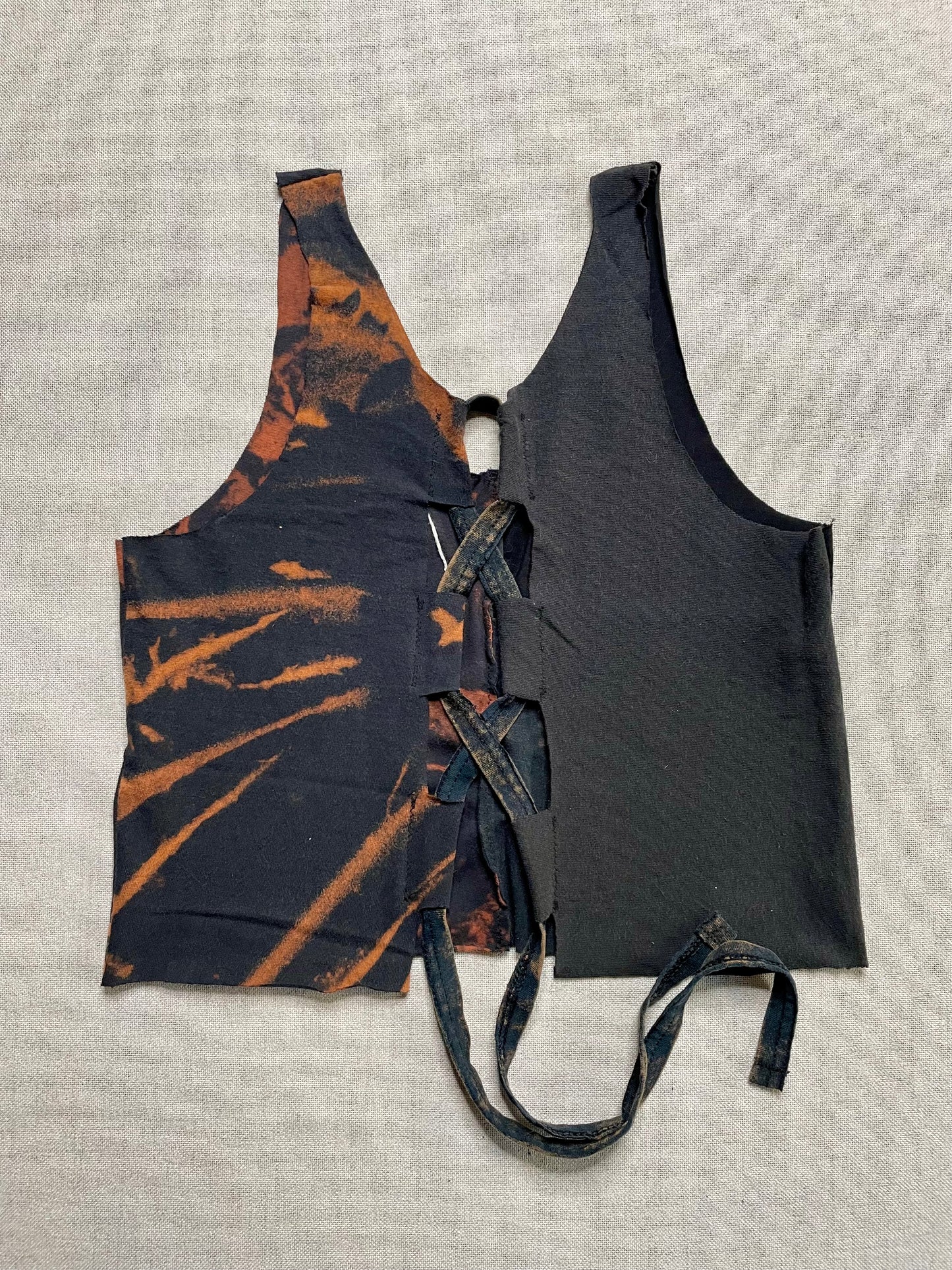 Patchwork Corset Tank L/XL