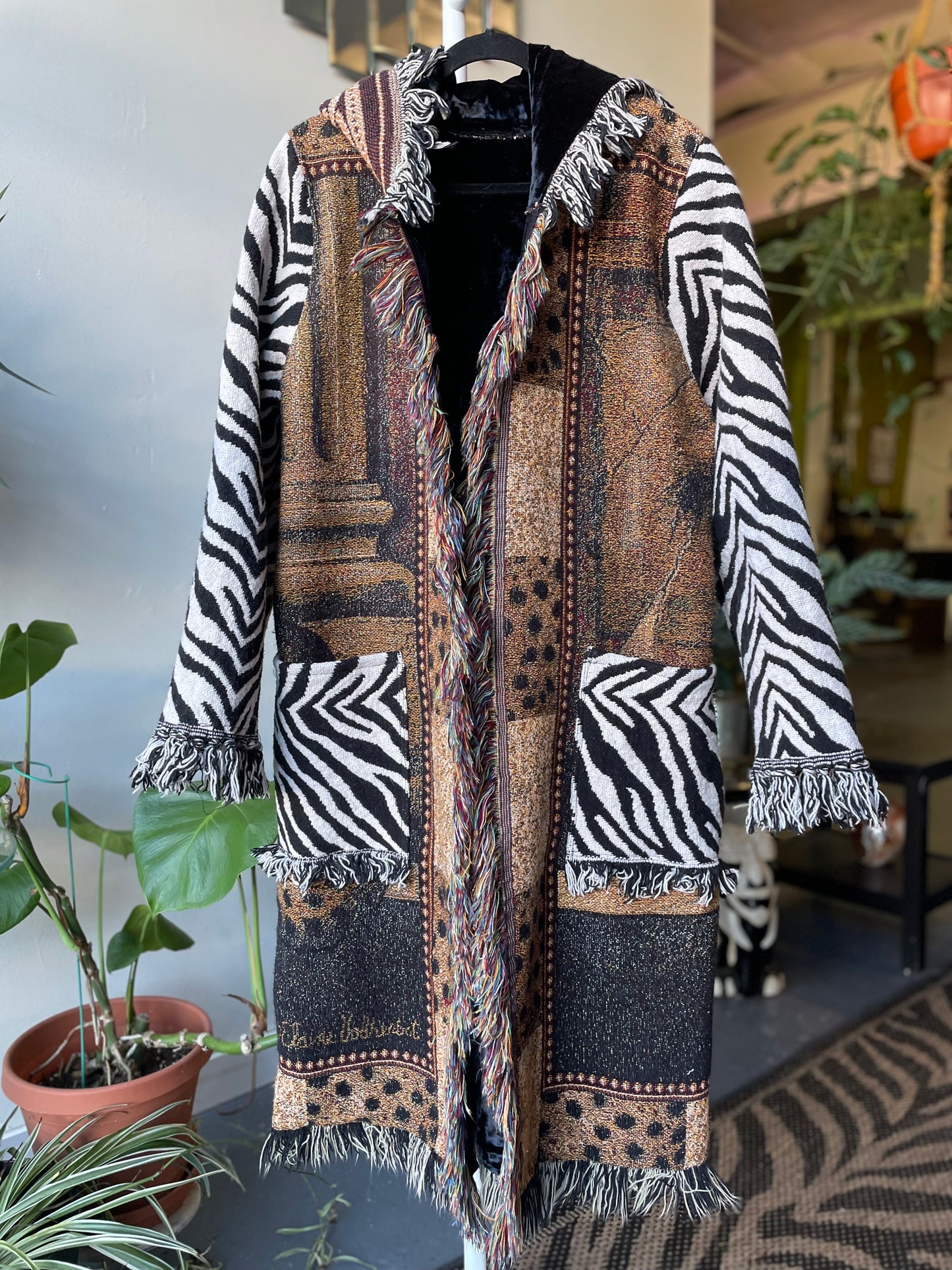 Cheetah Tapestry Coat Small/Medium