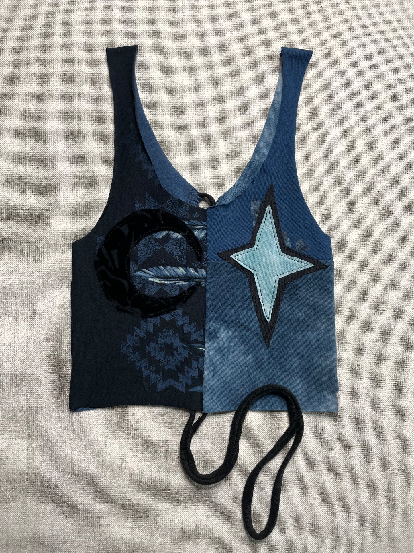 Patchwork Corset Tank XS/S