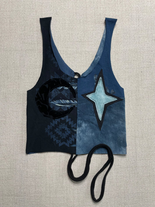 Patchwork Corset Tank XS/S