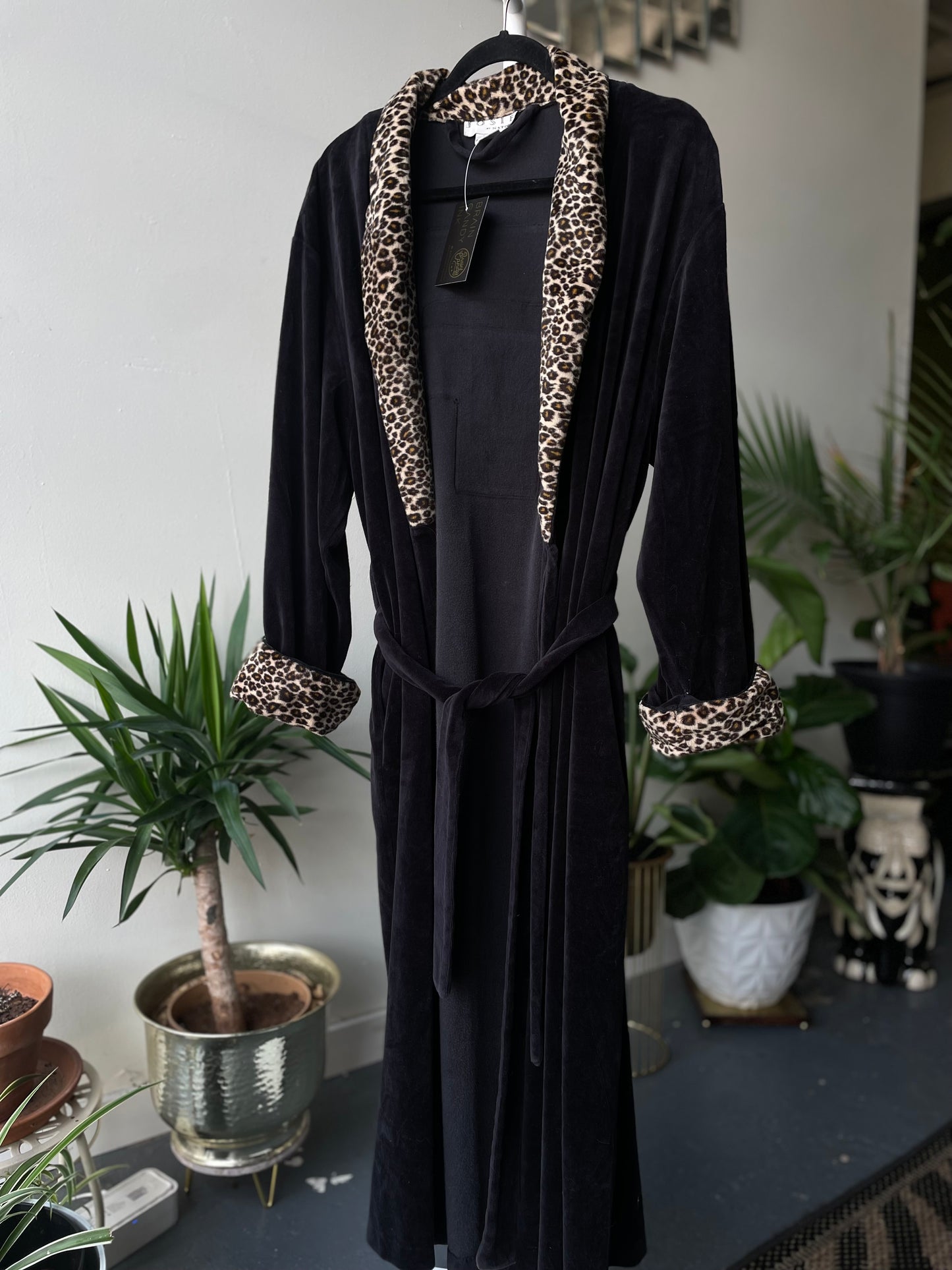 Leopard Print Robe Large