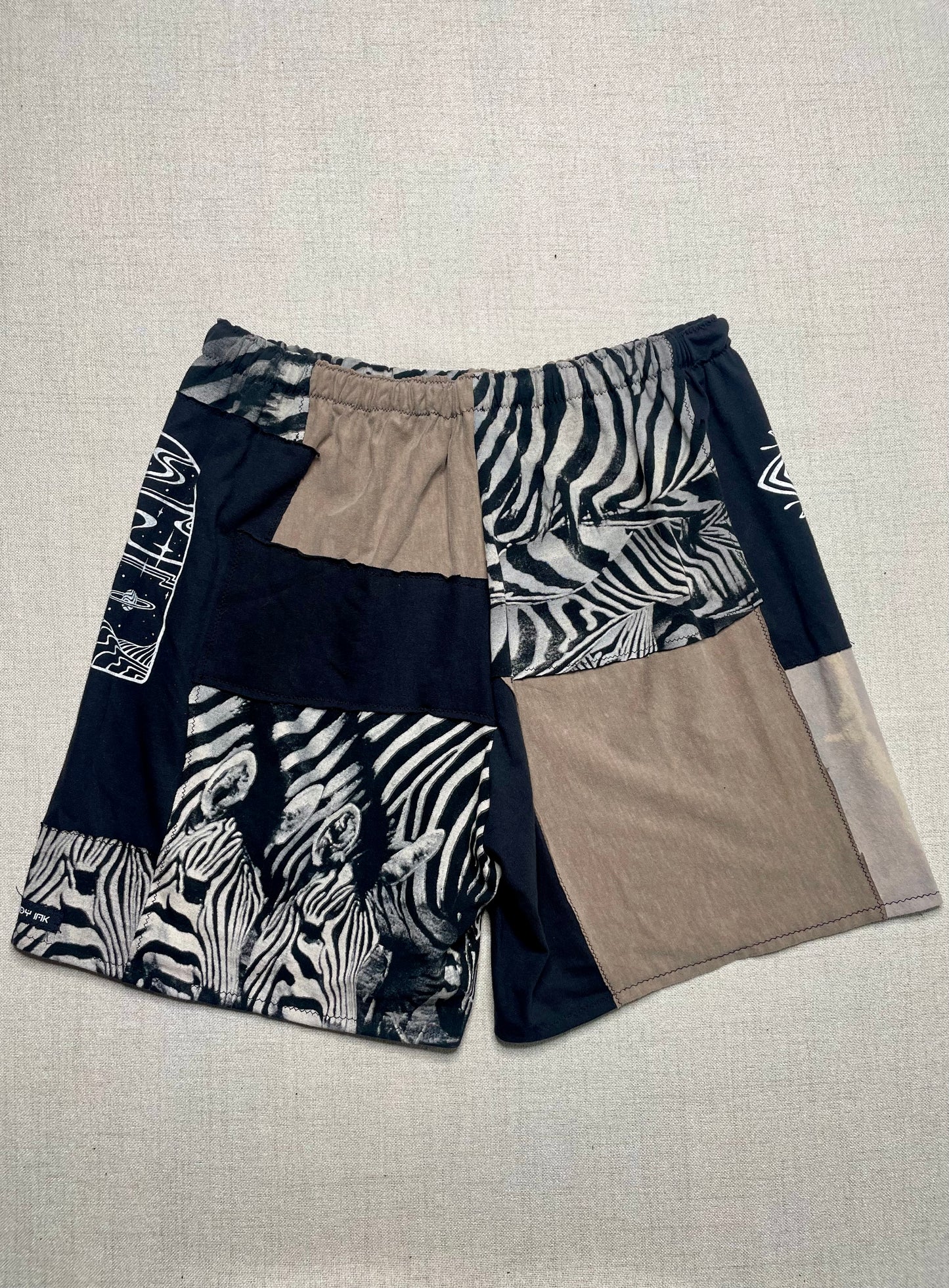 Patchwork Shorts - 32” Elastic - Long M/L
