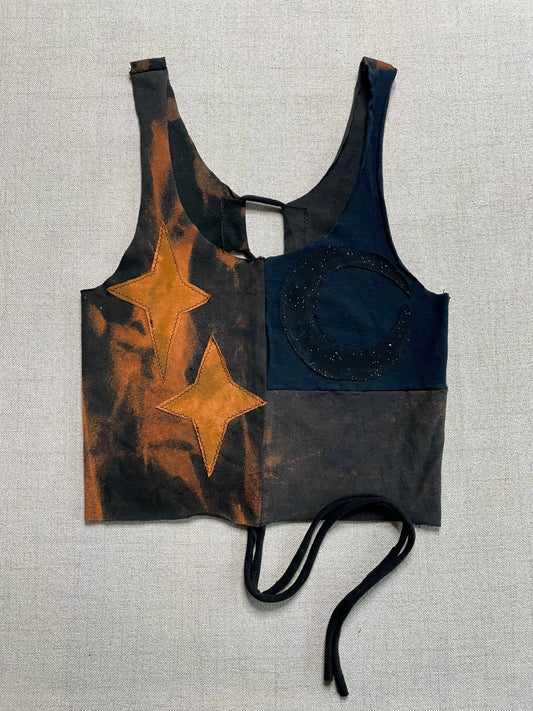 Patchwork Corset Tank M