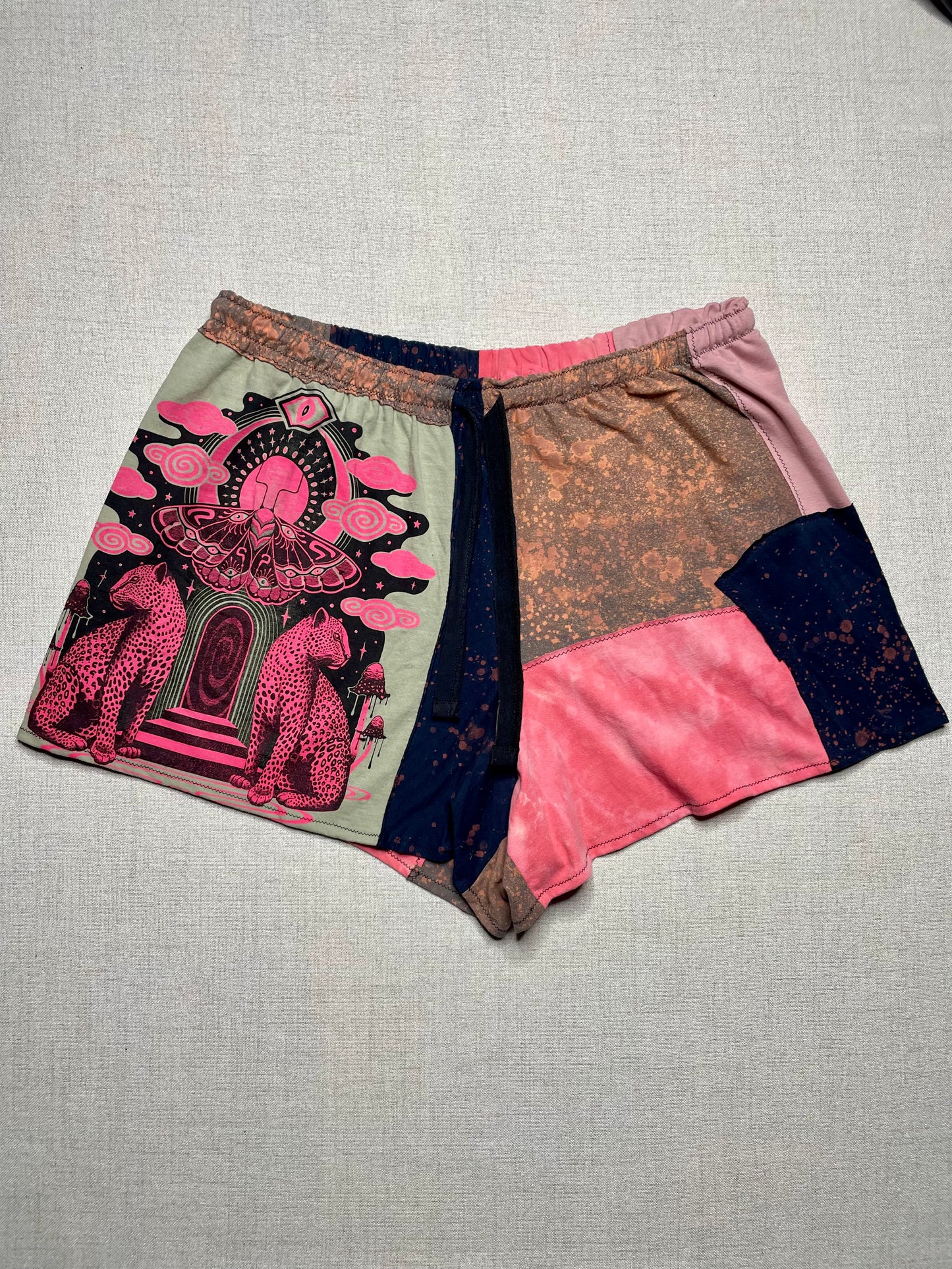 Patchwork Shorts - 38” Elastic - Short 2X/3X