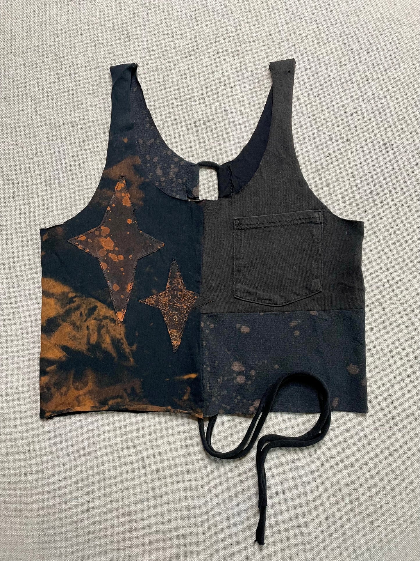 Patchwork Corset Tank L/XL