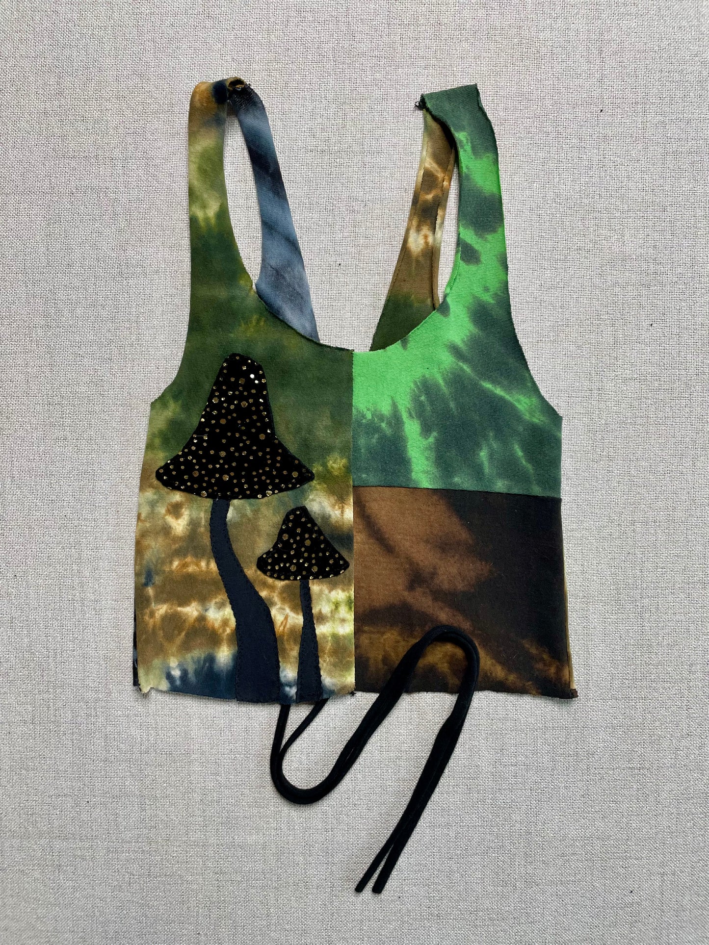 Patchwork Corset Tank XS/S