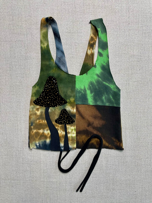 Patchwork Corset Tank XS/S