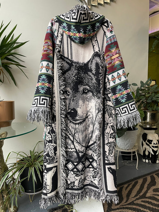 Wolf Tapestry Coat Small/Medium