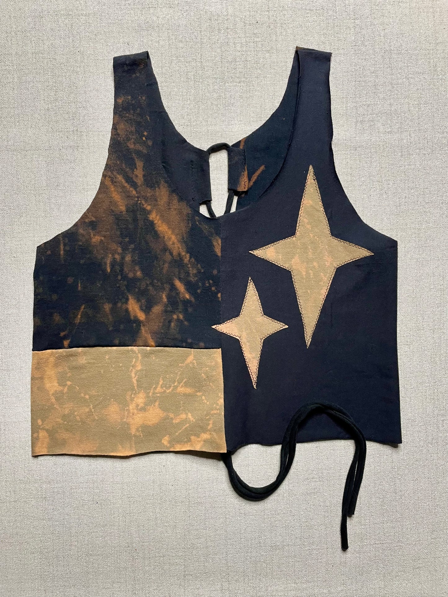 Patchwork Corset Tank 2X/3X