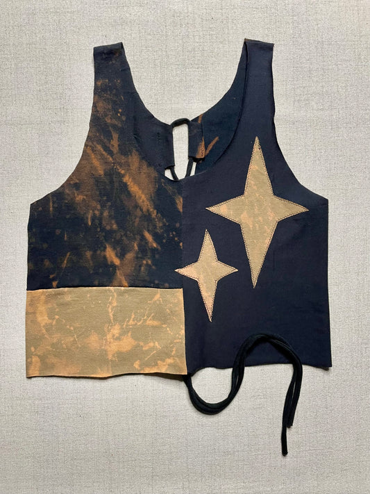 Patchwork Corset Tank 2X/3X