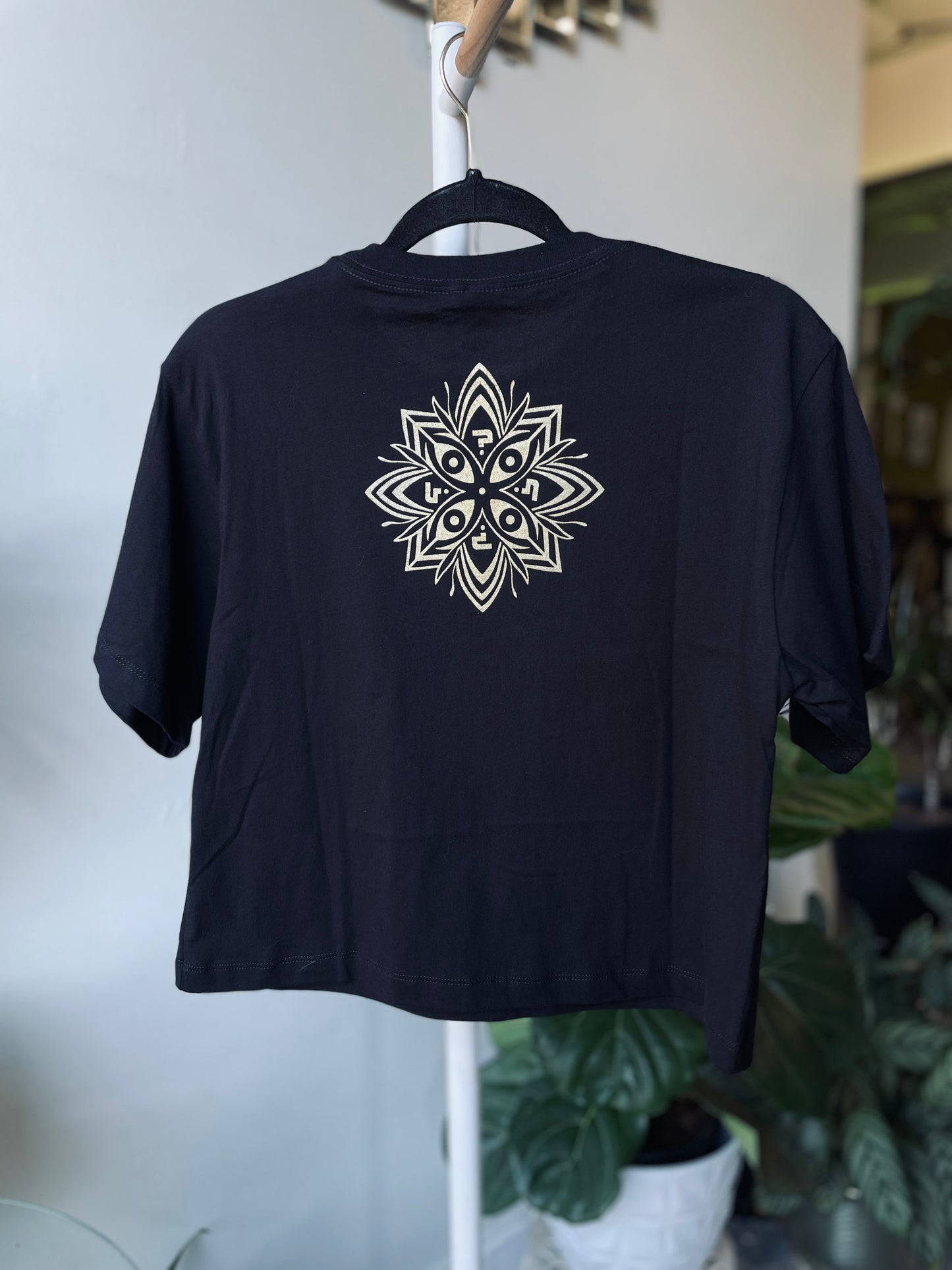 Tipper Question Mark Crop Tee Gold Version