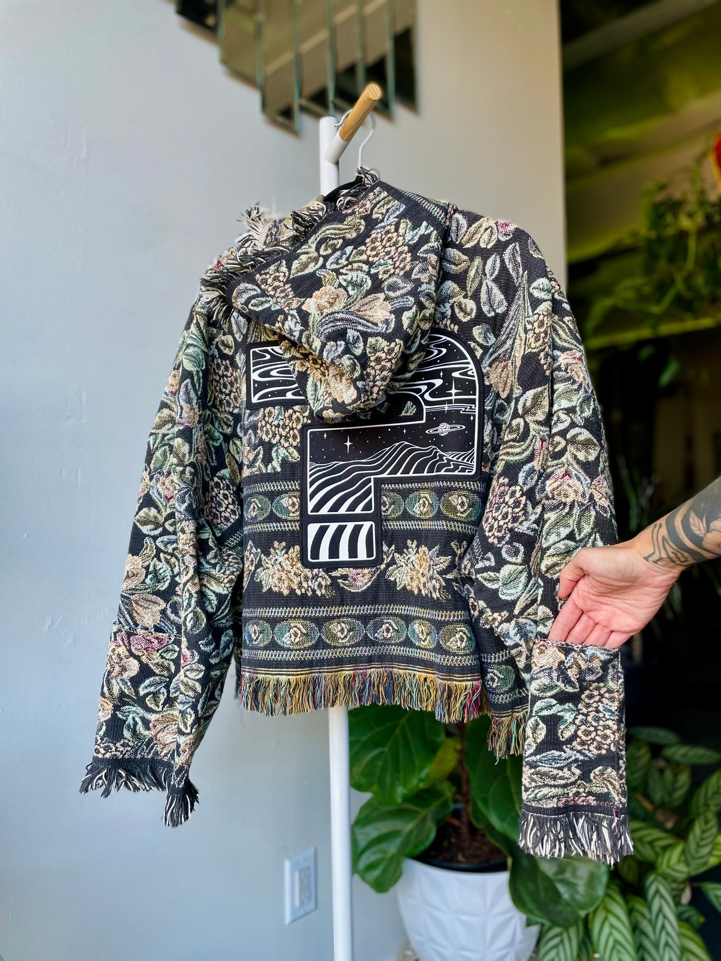 Tipper Crop Tapestry Poncho