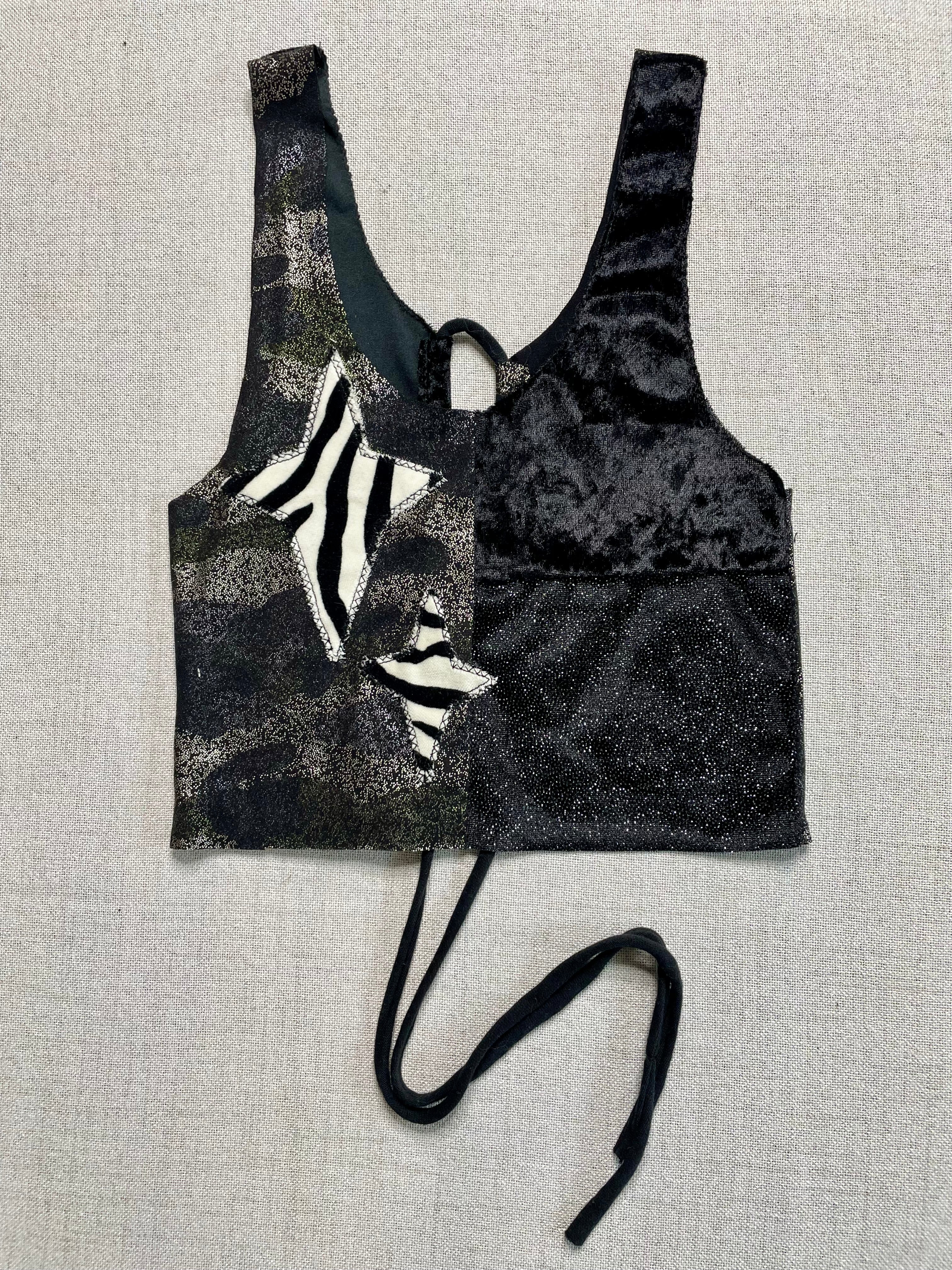 Patchwork Corset Tank XS/S – Brain Candy Ink
