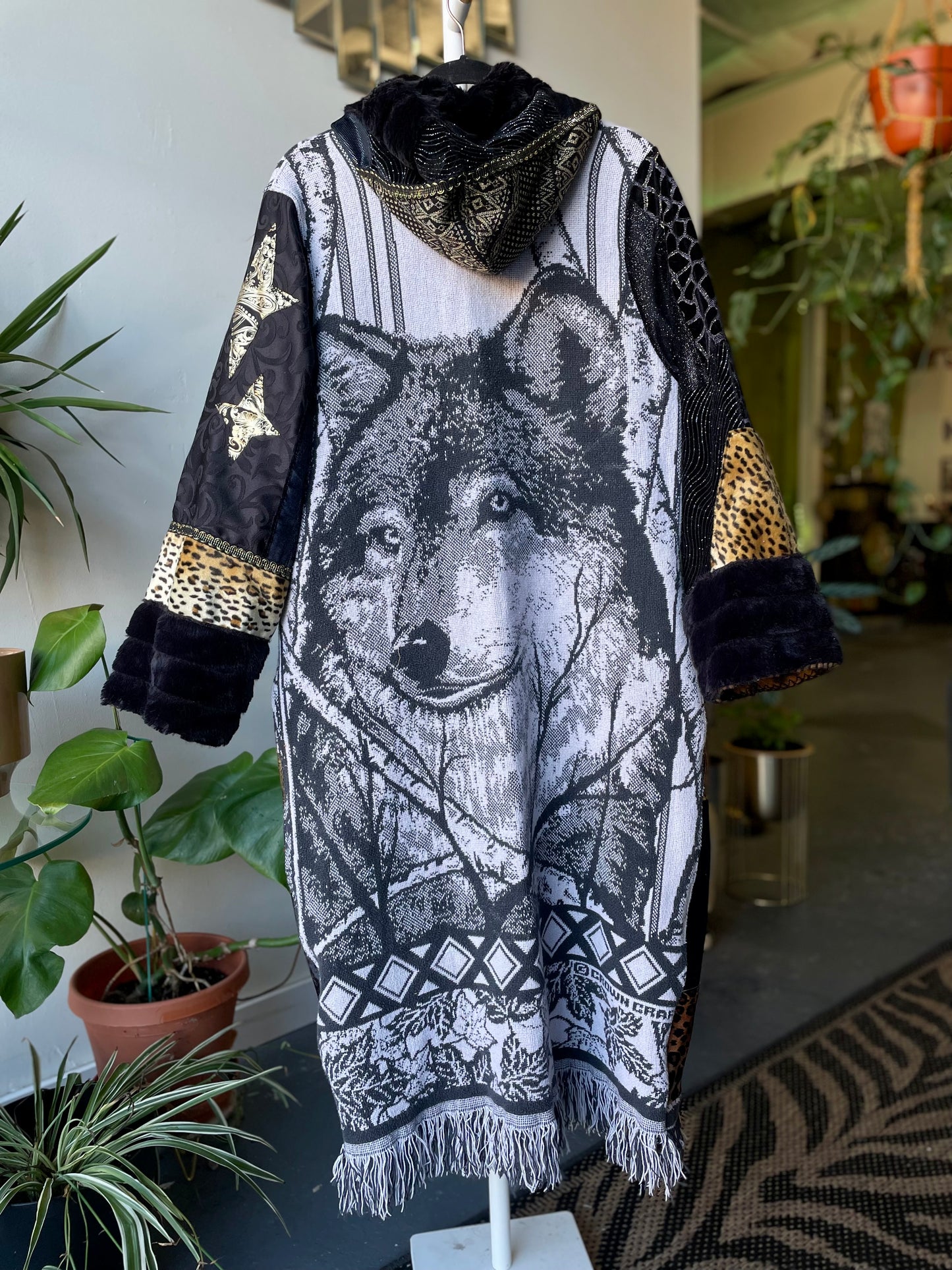 Tapestry Blanket Coat small/medium