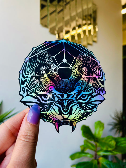 Tiger Moth Sticker