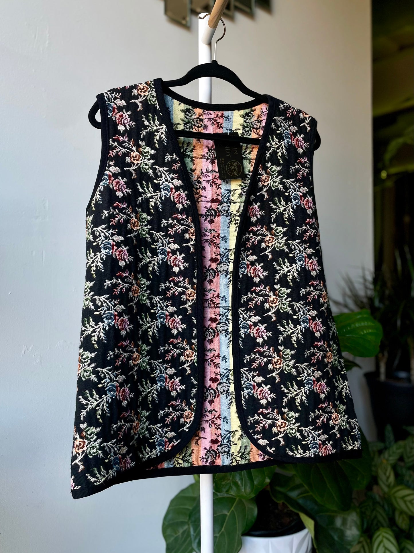 Tipper Floral Tapestry Vest