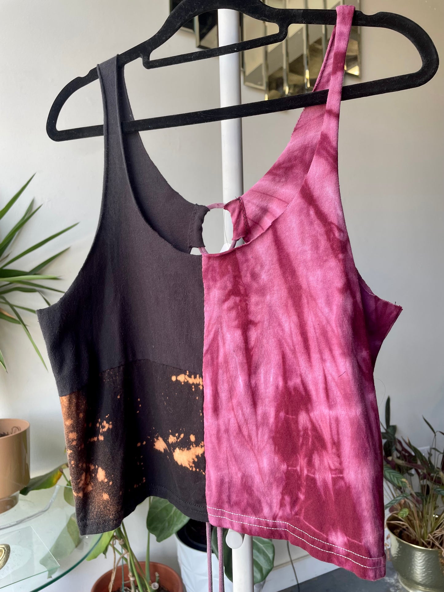 Patchwork Corset Tank L/XL