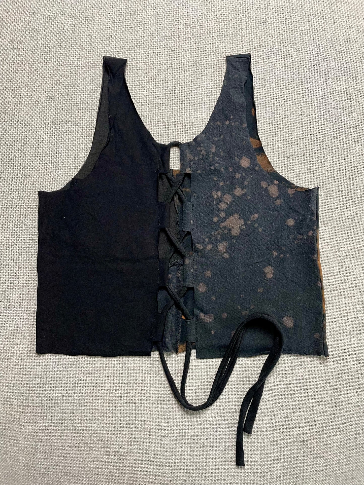 Patchwork Corset Tank L/XL