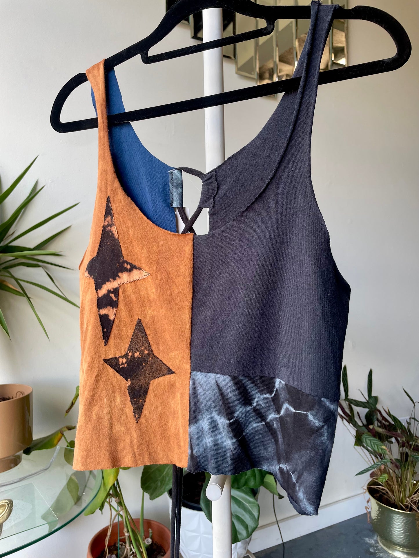 Patchwork Corset Tank L/XL