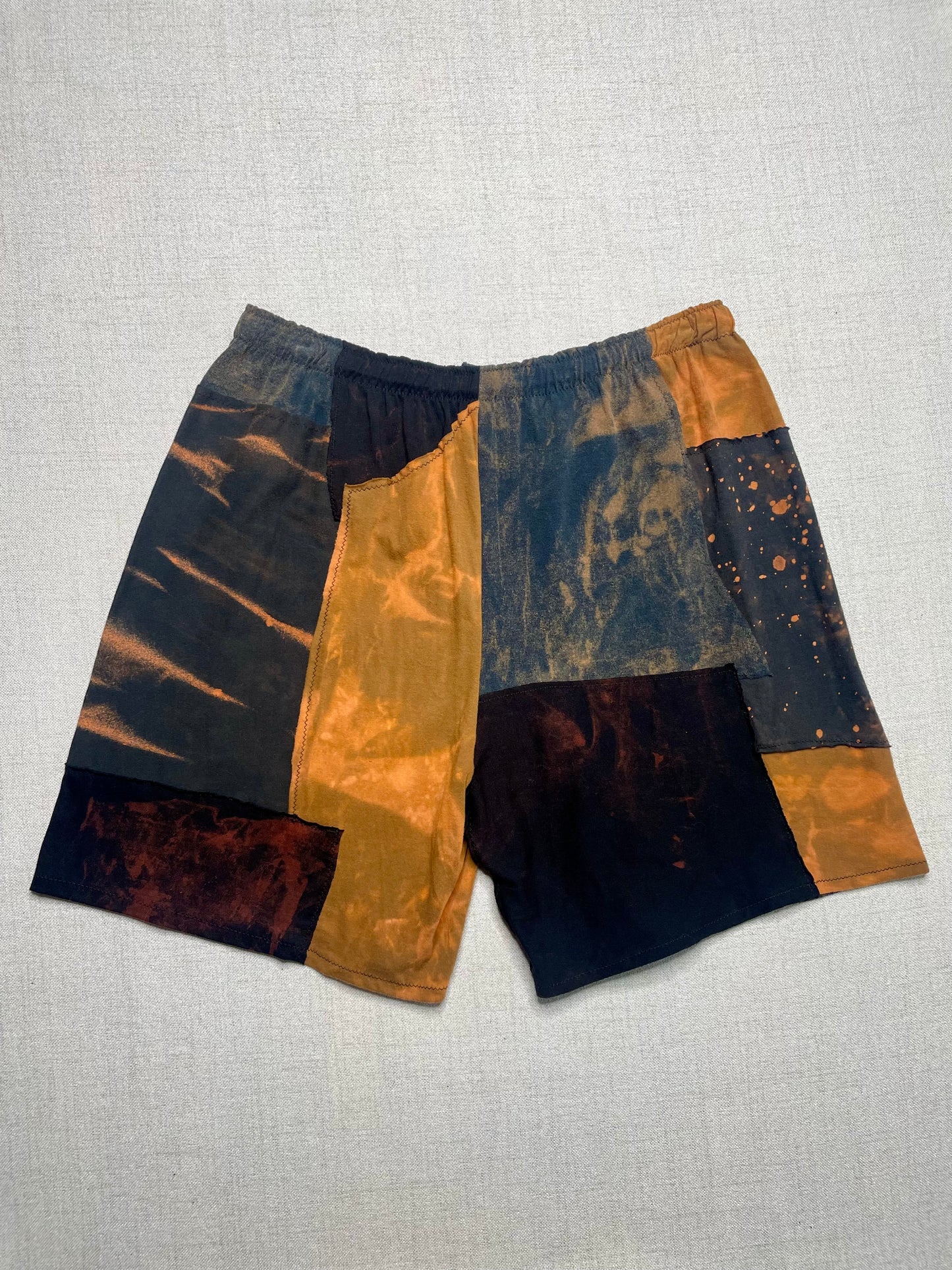 Patchwork Shorts - 31” Elastic - Long M/L