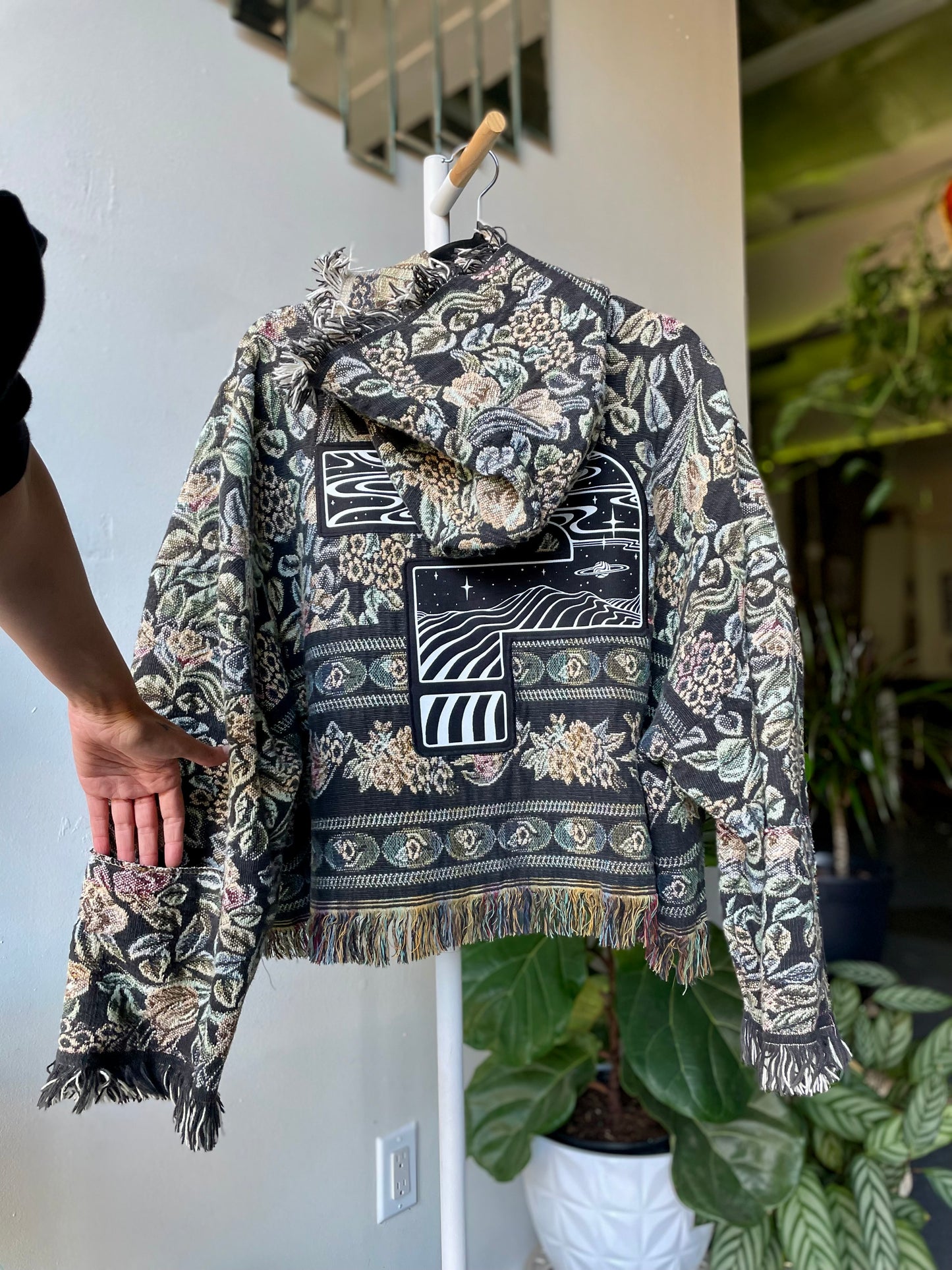 Tipper Crop Tapestry Poncho
