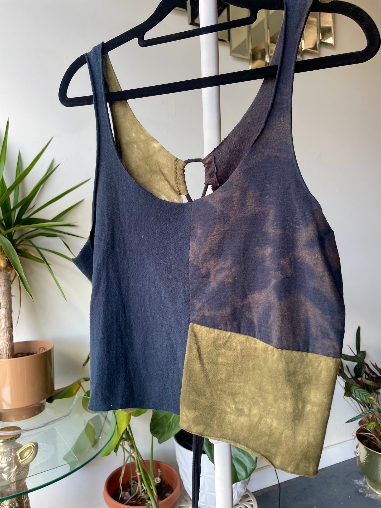 Patchwork Corset Tank L/XL