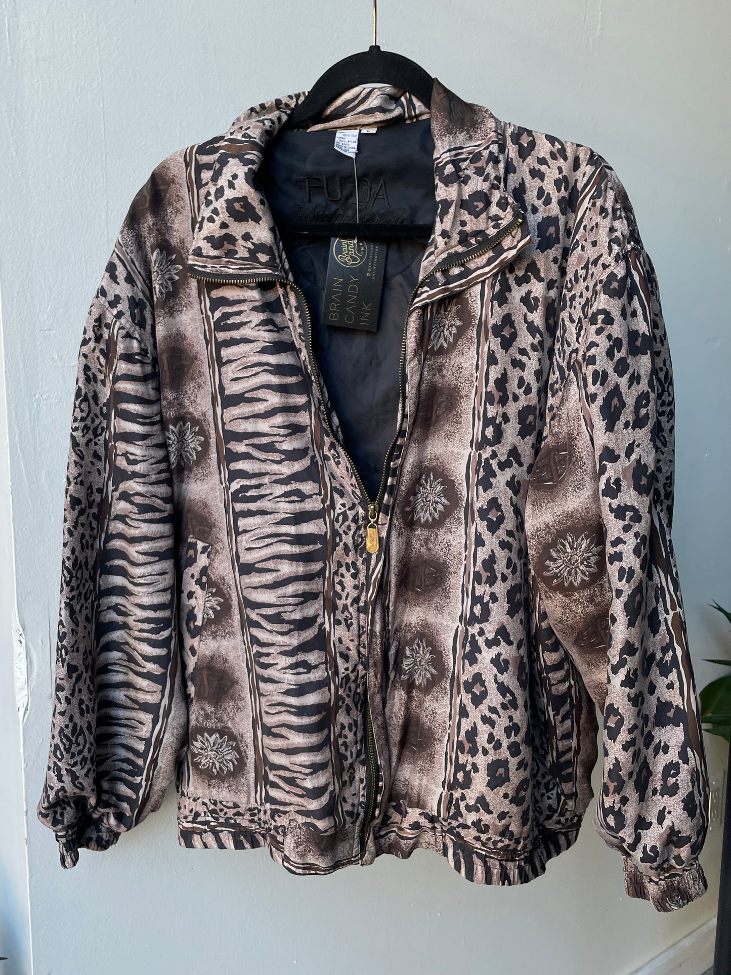 Fuda Vintage Silk Windbreaker Large