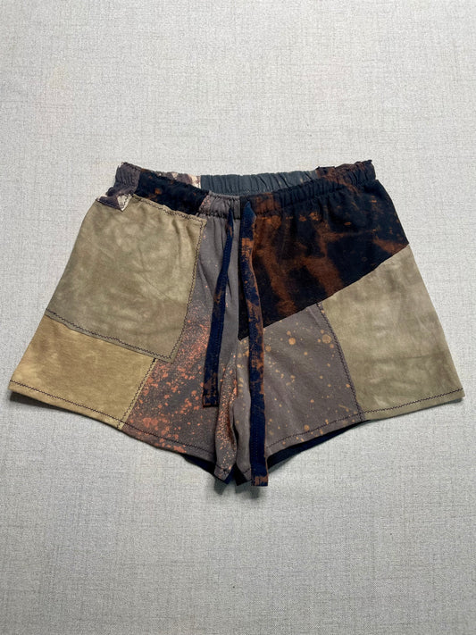 Patchwork Shorts - 27” Elastic - Short S