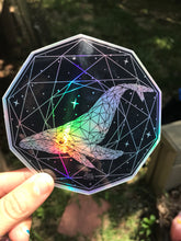Load image into Gallery viewer, Whale Holographic Sticker
