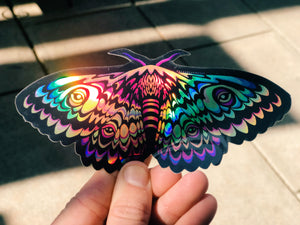 Moth Limited Edition Holographic Sticker