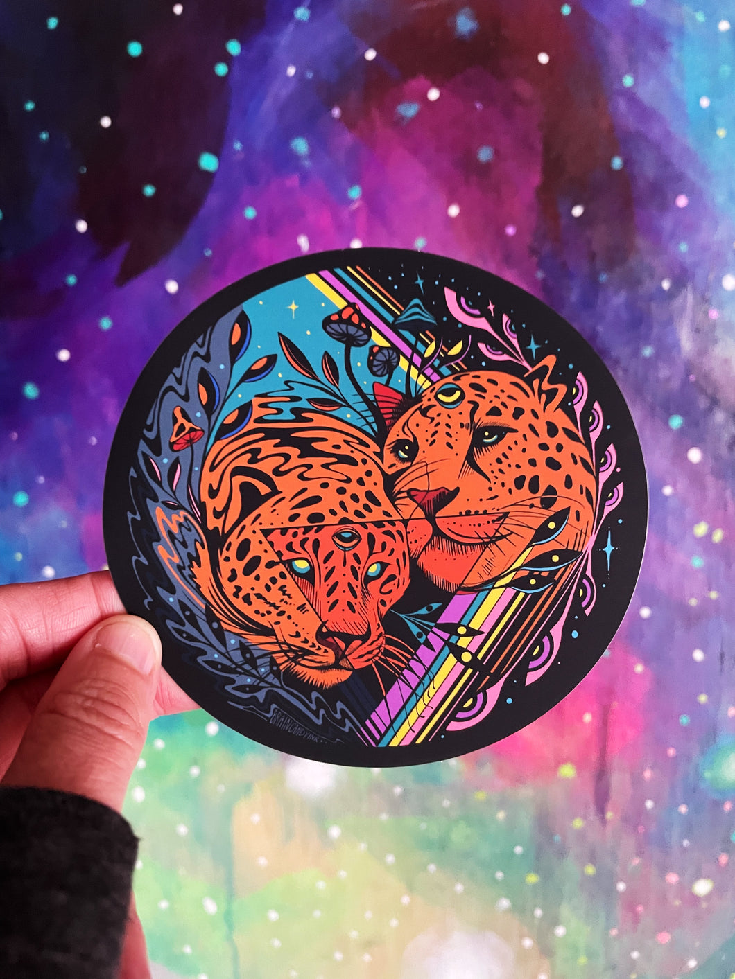 Jaguar Sticker 4” x 4”
