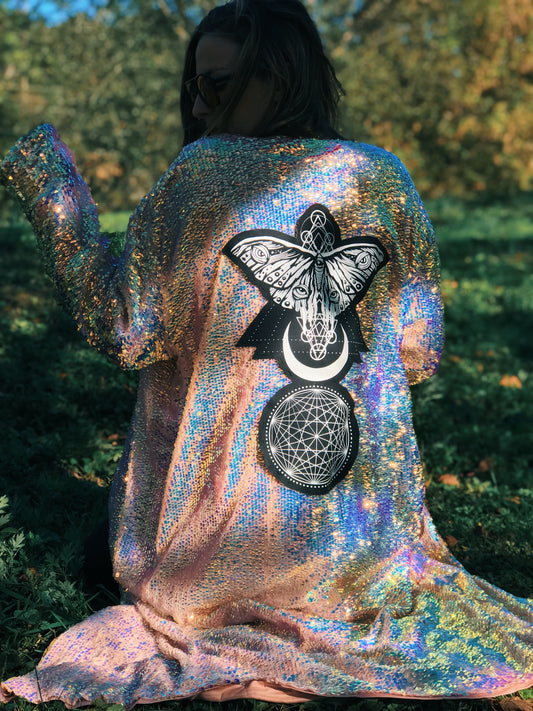 Moth Sequin Duster